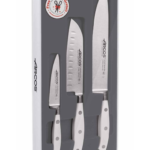 ARCOS Riviera Blanc Zestaw świąteczny 3 noże 807600 + nożyczki gratis