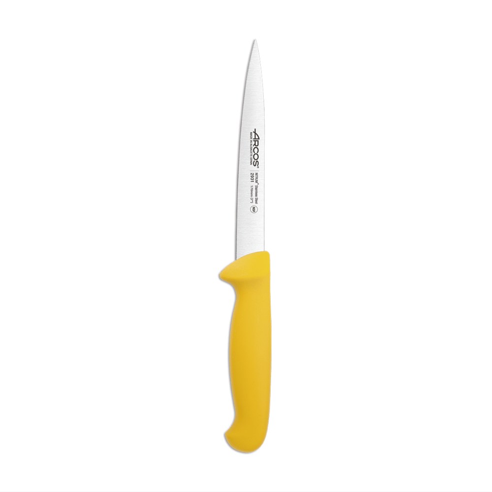 ARCOS Yellow Nóż do ryb (elastyczny) 293100 – 170 mm — Zdjęcie produktu 01