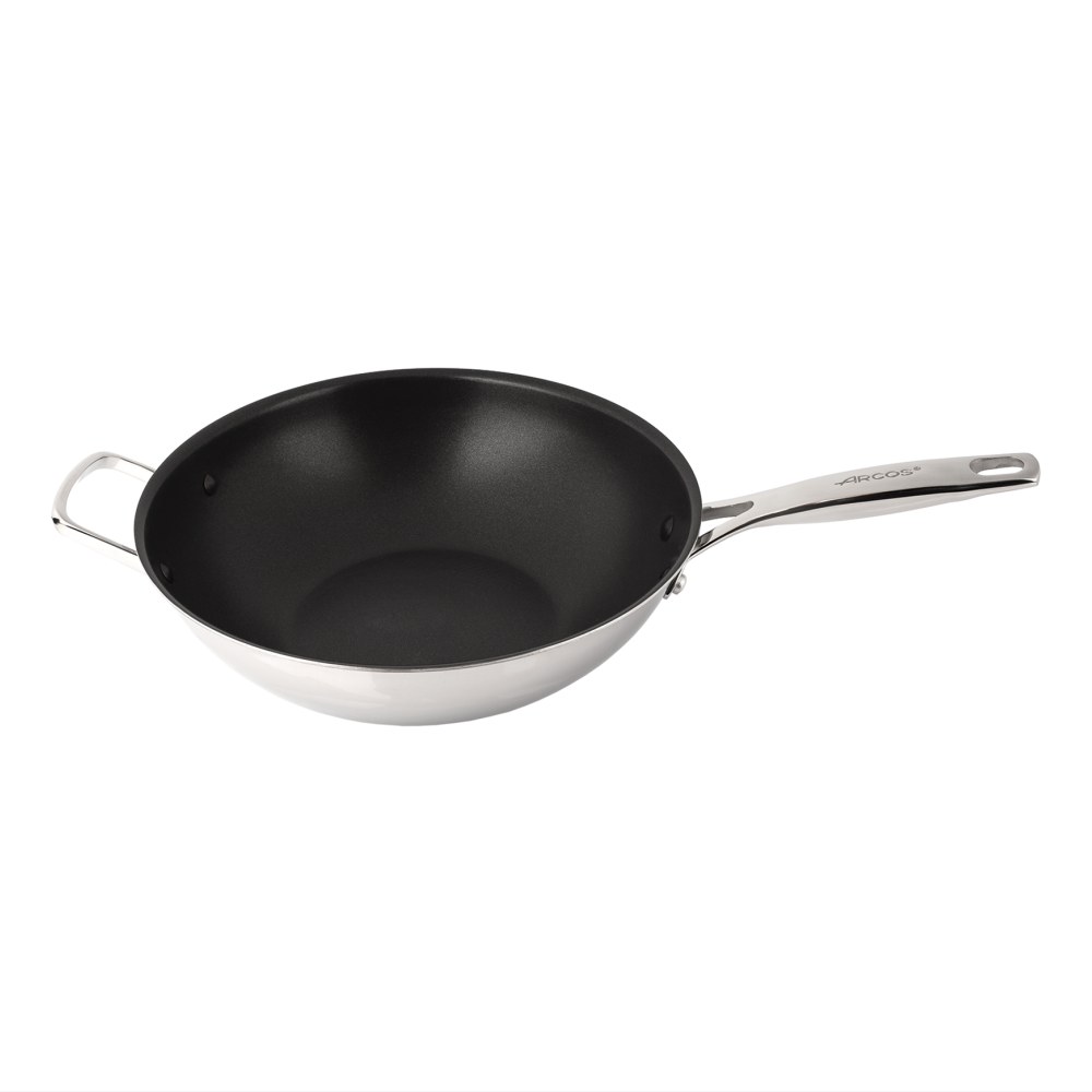 ARCOS Forza Patelnia nieprzywierająca WOK czarna 713100 – 28cm — Zdjęcie produktu 01
